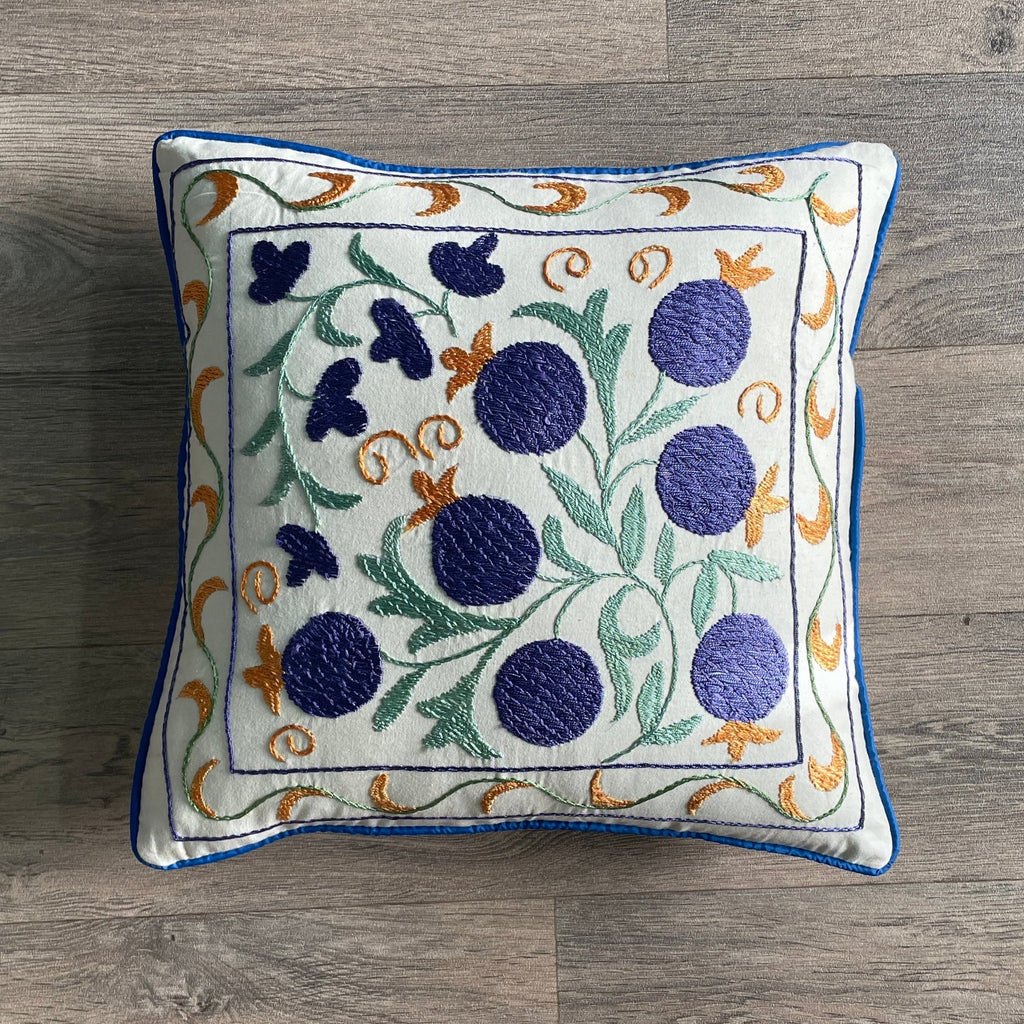Uzbek Suzani Cushion Cover
