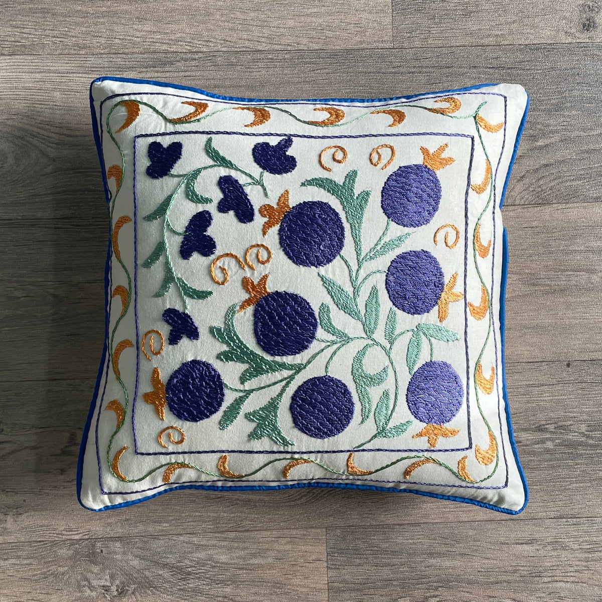 Uzbek Suzani Cushion Cover
