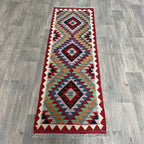 200 x 64 cm | Afghan Kilim Runner - Khorasan Rugs