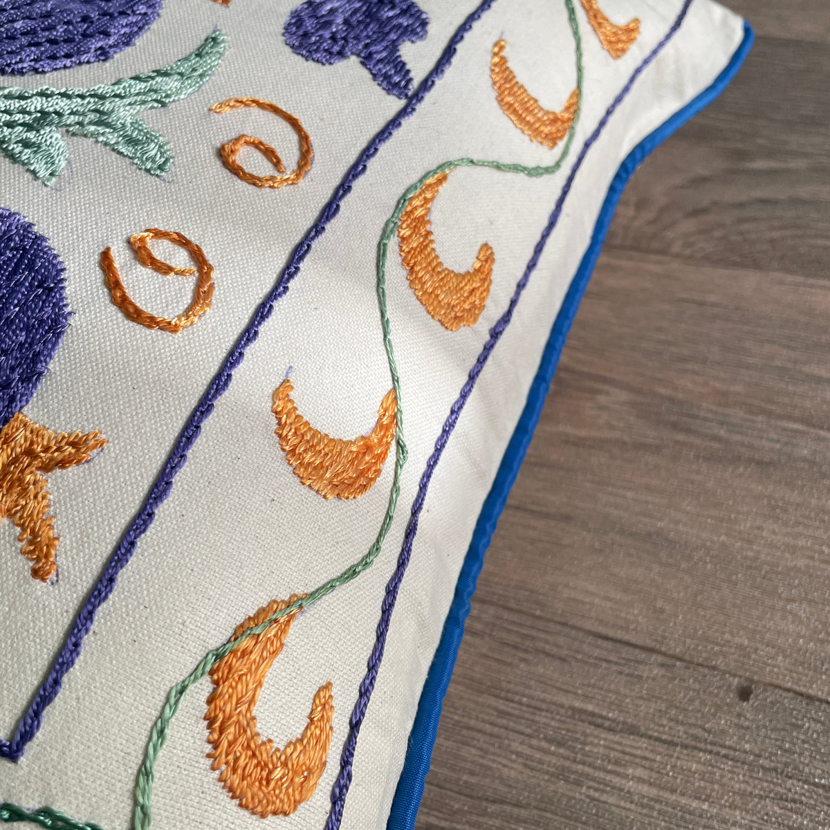 Uzbek Suzani Cushion Cover