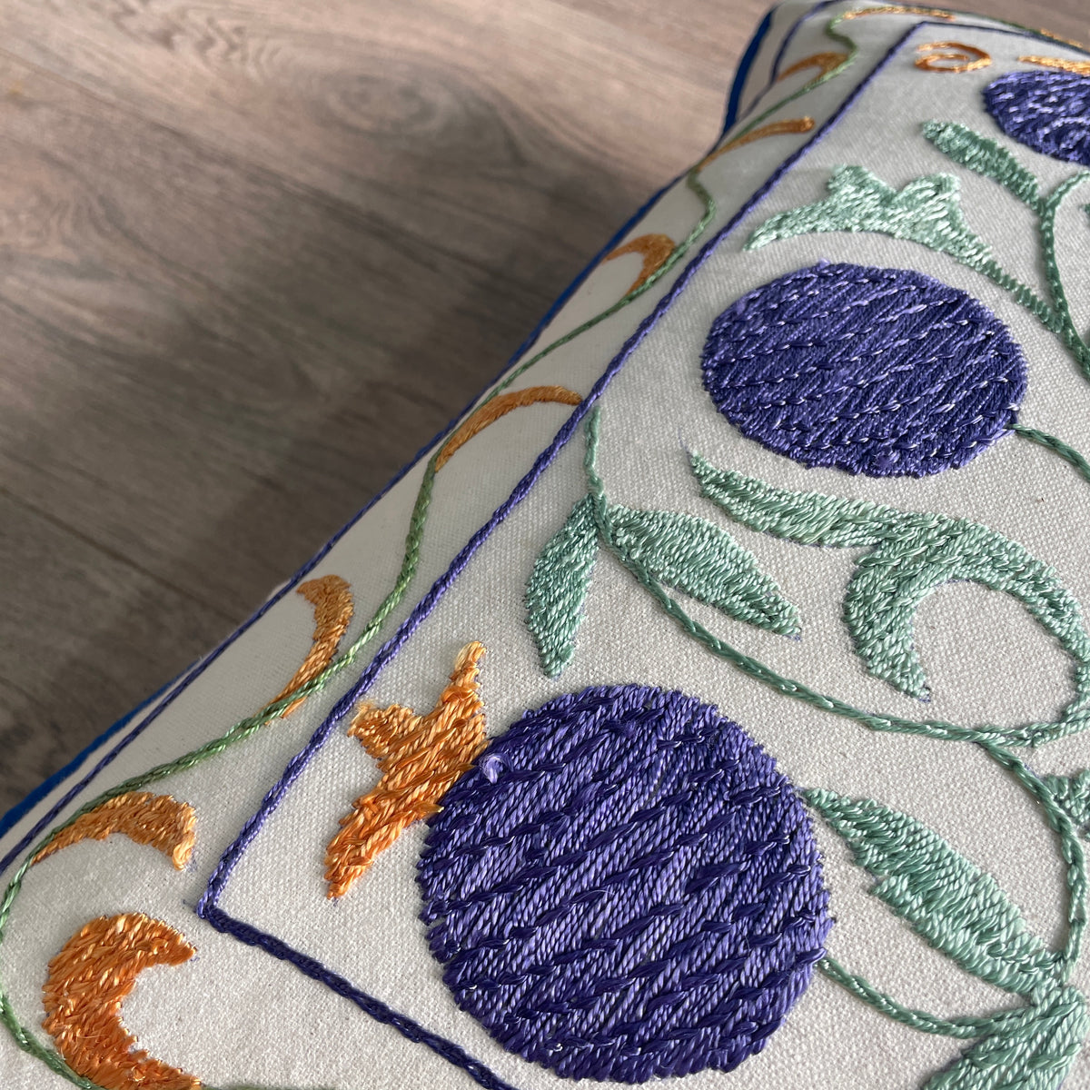 Uzbek Suzani Cushion Cover