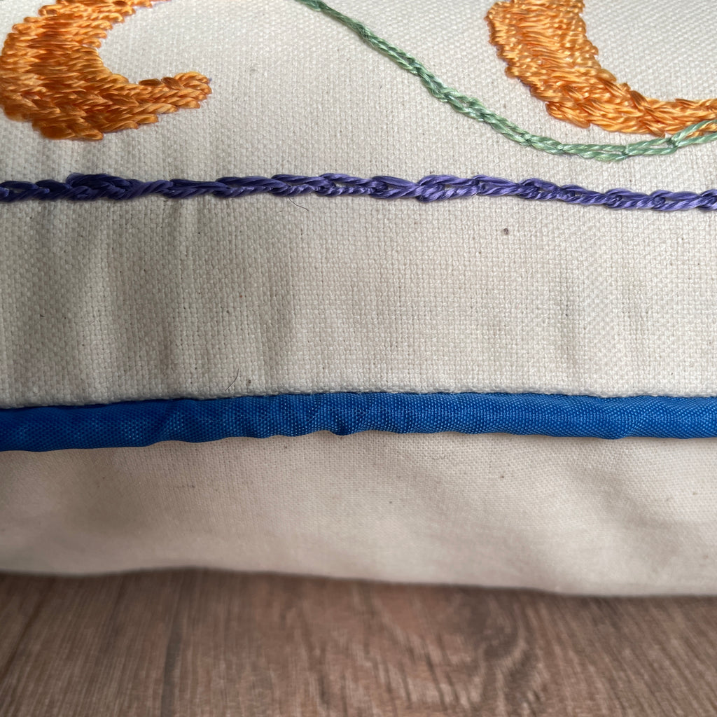 Uzbek Suzani Cushion Cover
