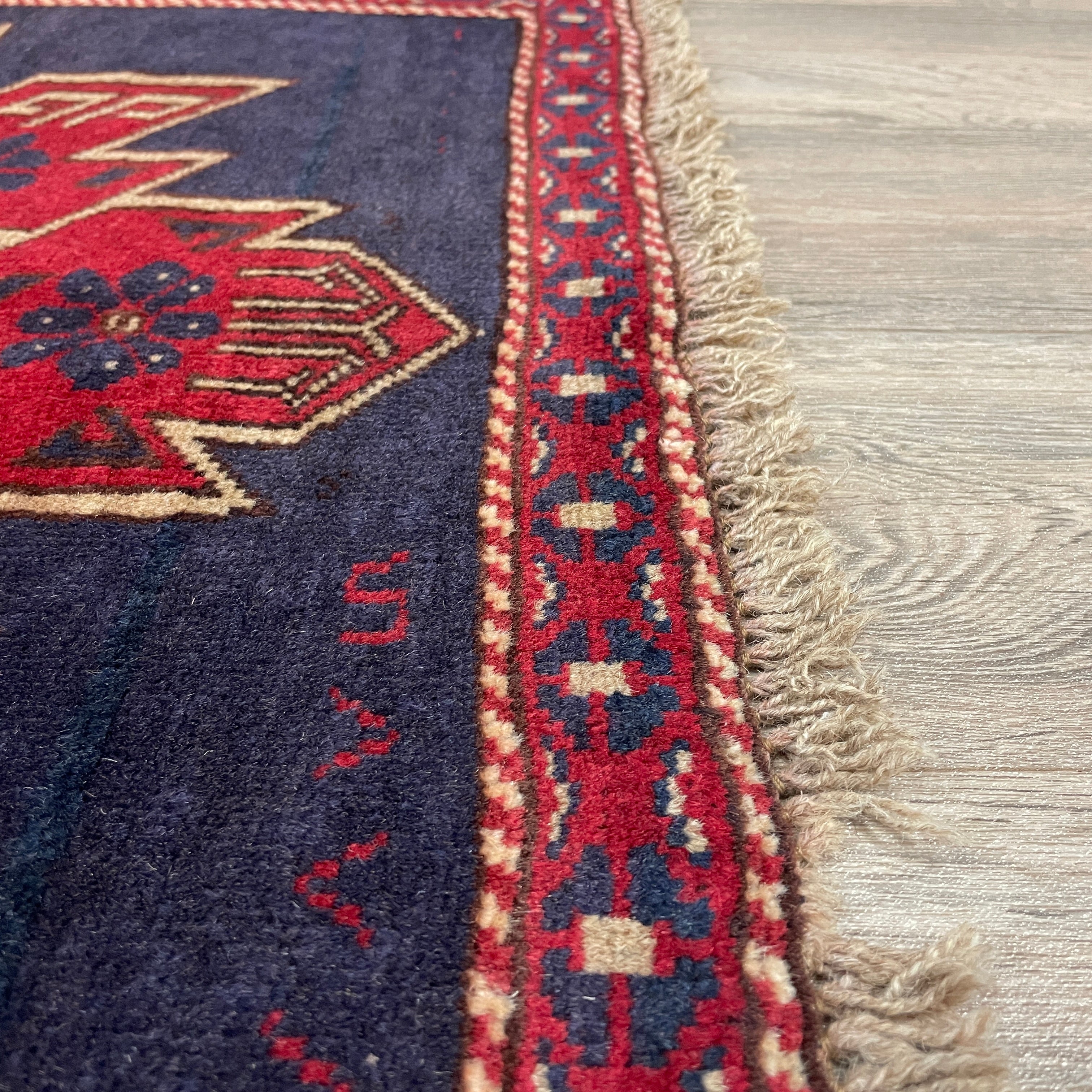 Afghan Herati Baluch Rug (Old 1980)