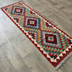 200 x 64 cm | Afghan Kilim Runner - Khorasan Rugs