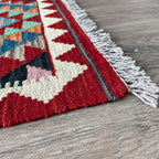 200 x 64 cm | Afghan Kilim Runner - Khorasan Rugs