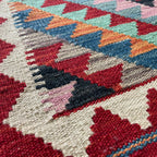 200 x 64 cm | Afghan Kilim Runner - Khorasan Rugs