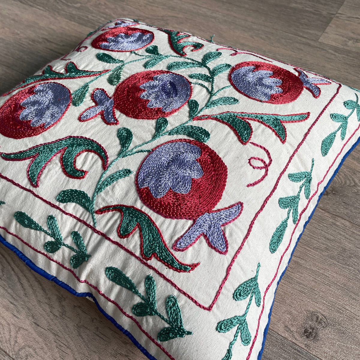Uzbek Suzani Cushion Cover