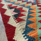200 x 64 cm | Afghan Kilim Runner - Khorasan Rugs