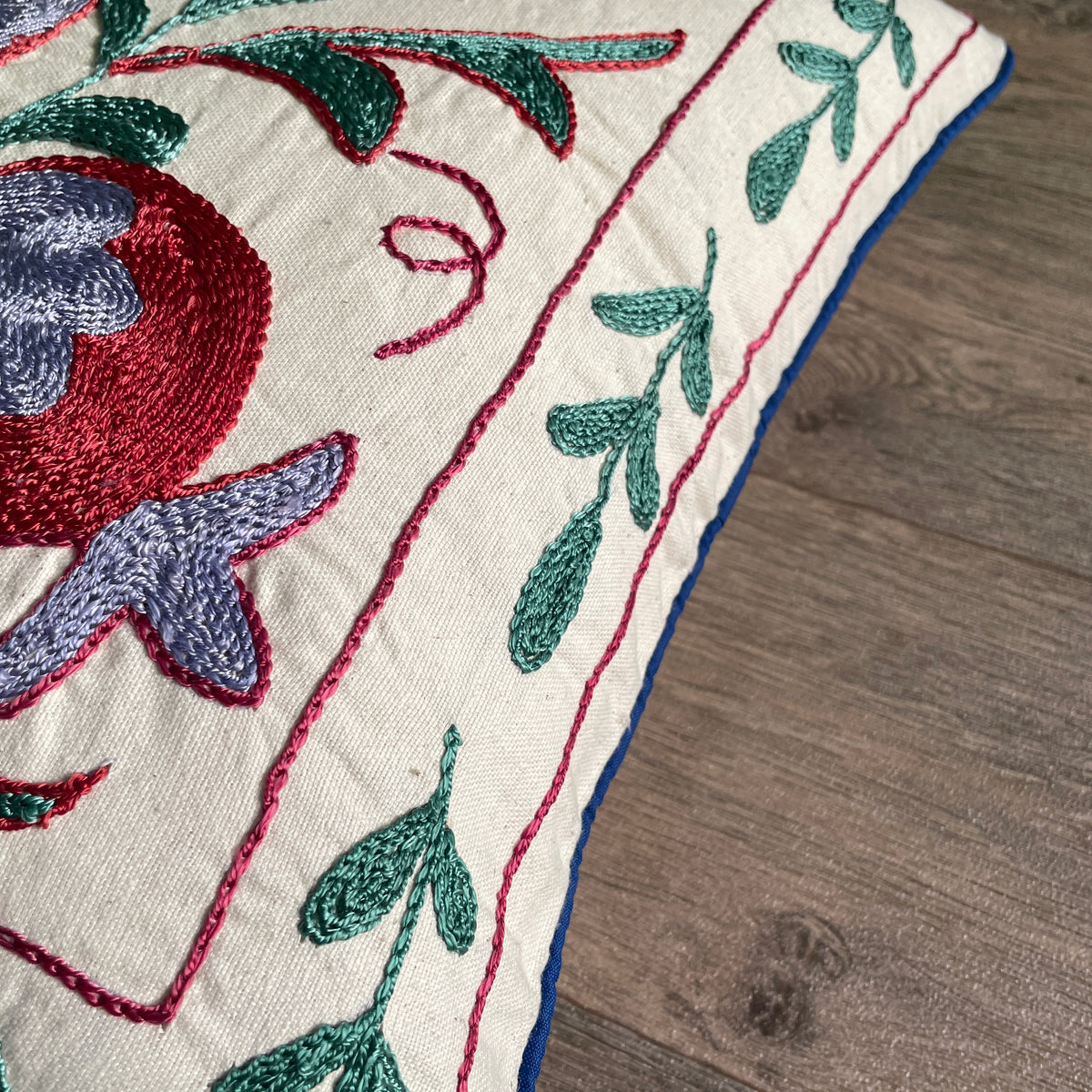 Uzbek Suzani Cushion Cover