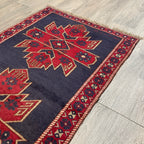 Afghan Herati Baluch Rug (Old 1980)