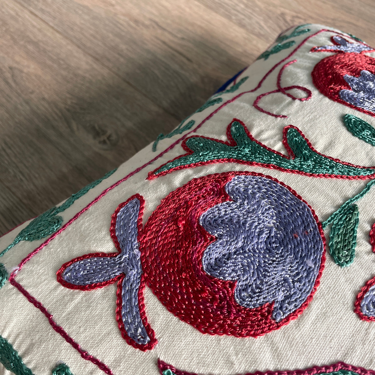 Uzbek Suzani Cushion Cover