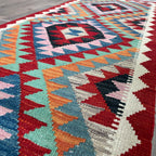 200 x 64 cm | Afghan Kilim Runner - Khorasan Rugs