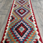 200 x 64 cm | Afghan Kilim Runner - Khorasan Rugs