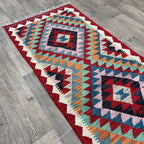200 x 64 cm | Afghan Kilim Runner - Khorasan Rugs