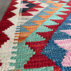 200 x 64 cm | Afghan Kilim Runner - Khorasan Rugs