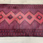 Afghan Herati Baluch Rug (Old 1980)