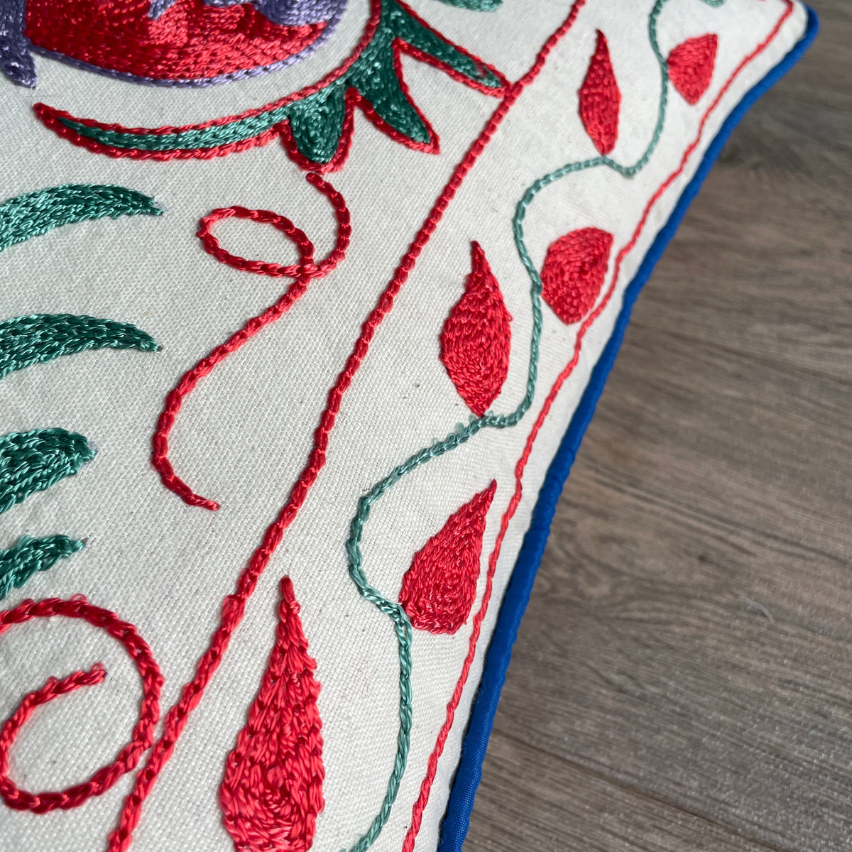 Uzbek Suzani Cushion Cover