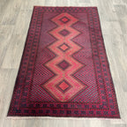 Afghan Herati Baluch Rug (Old 1980)