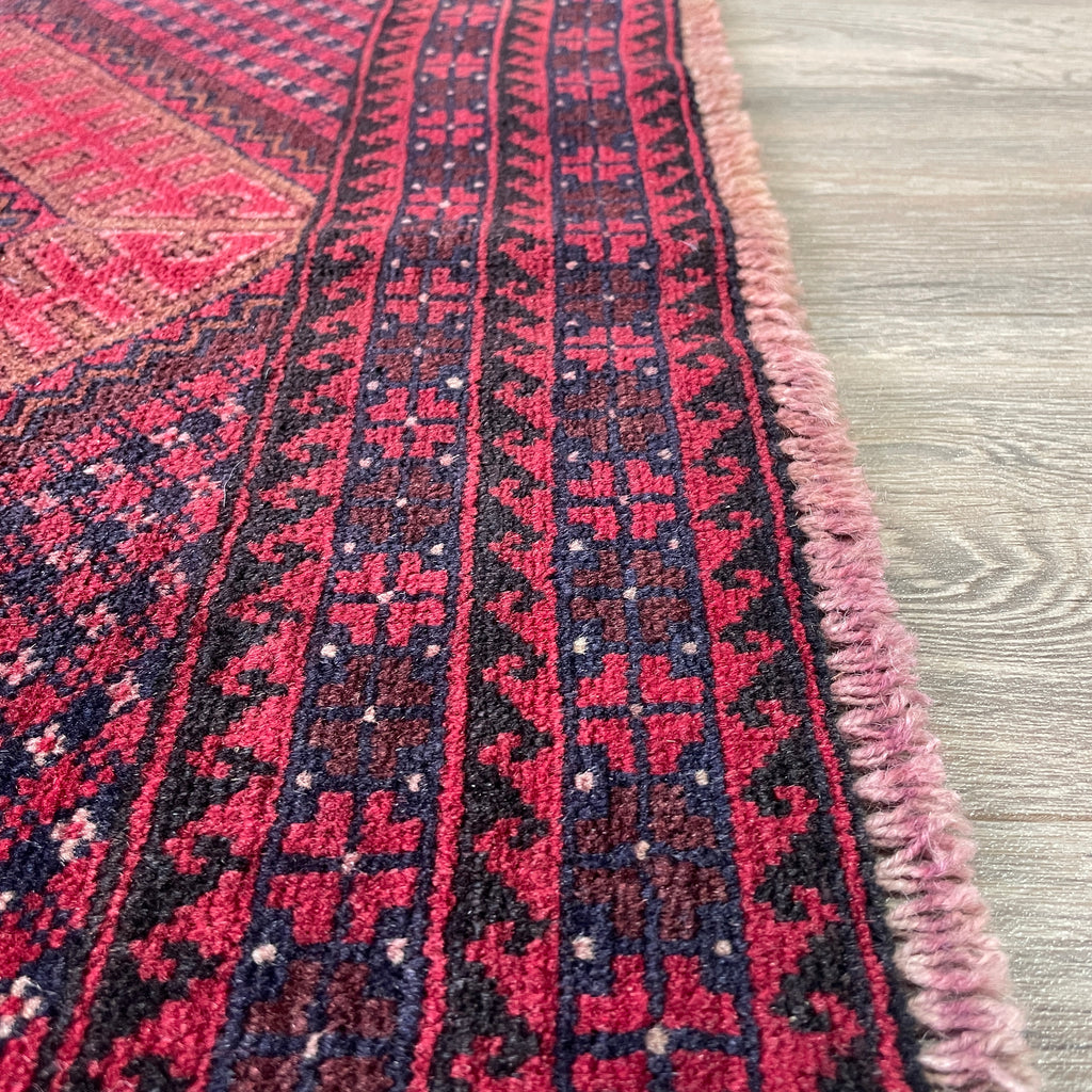 Afghan Herati Baluch Rug (Old 1980)