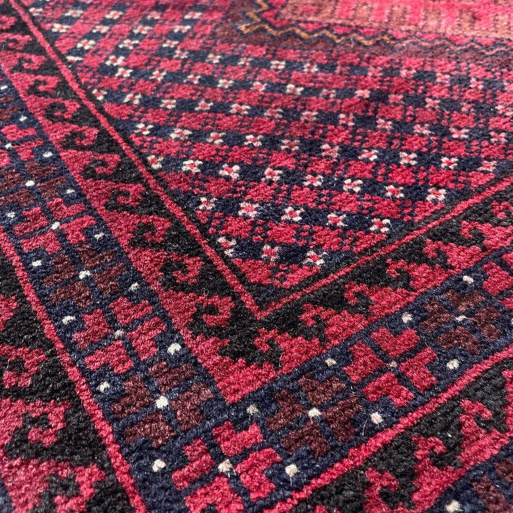 Afghan Herati Baluch Rug (Old 1980)