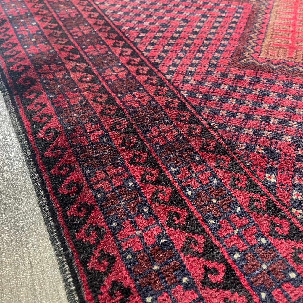 Afghan Herati Baluch Rug (Old 1980)