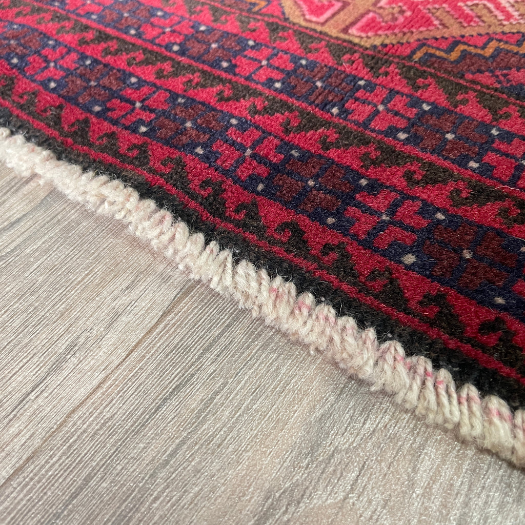 Afghan Herati Baluch Rug (Old 1980)