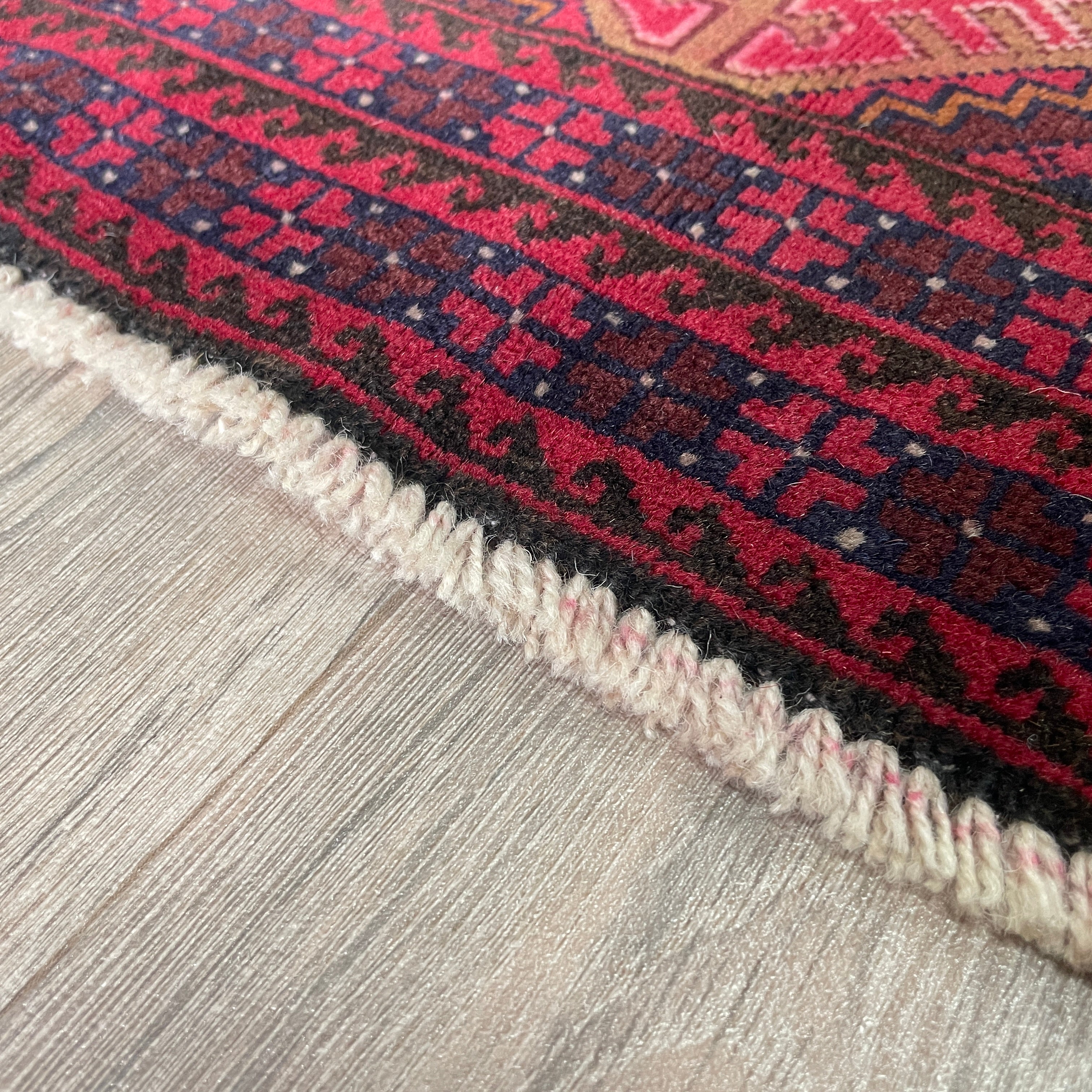Afghan Herati Baluch Rug (Old 1980)