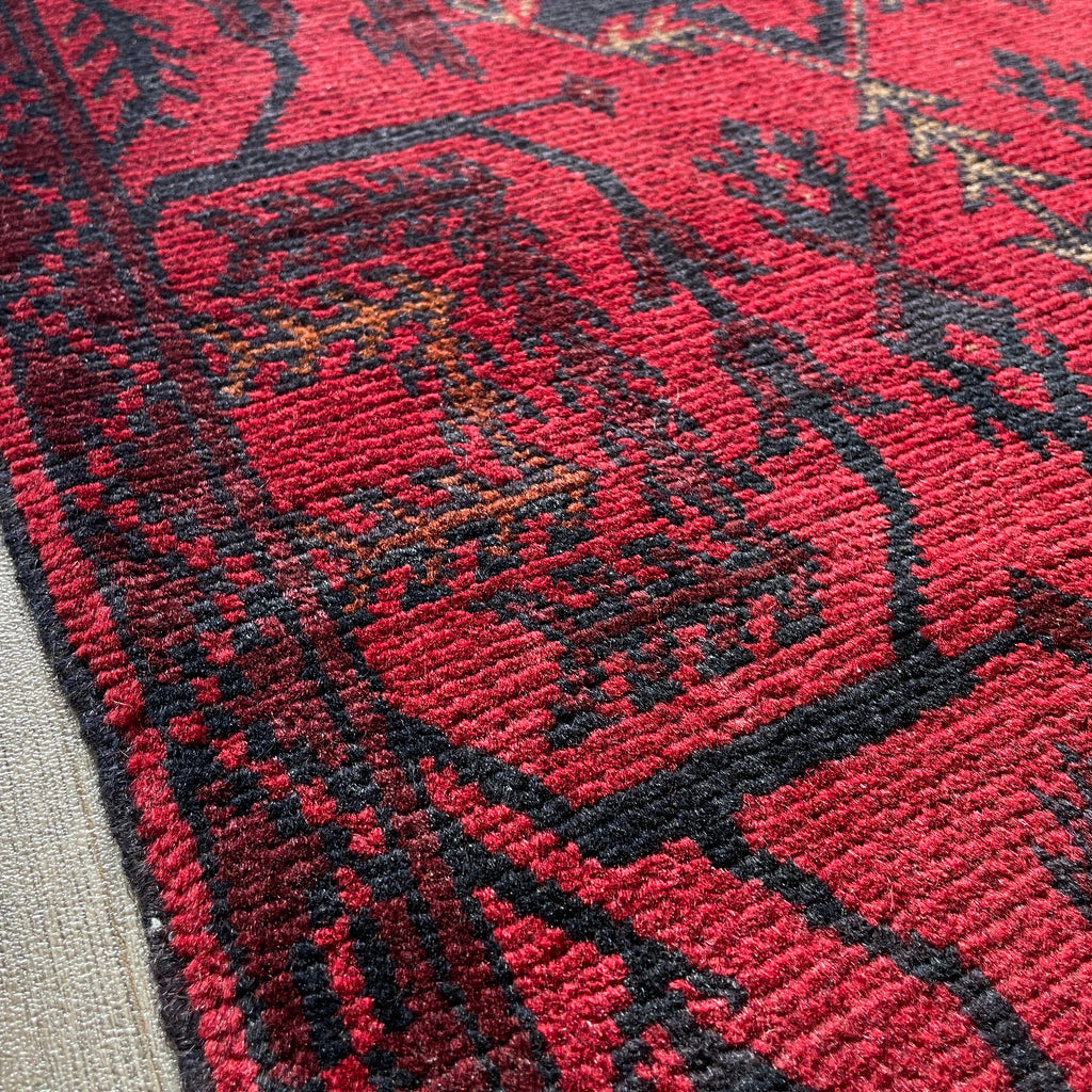 212 x 55 cm | Afghan Khal Muhammadi Runner - Khorasan Rugs