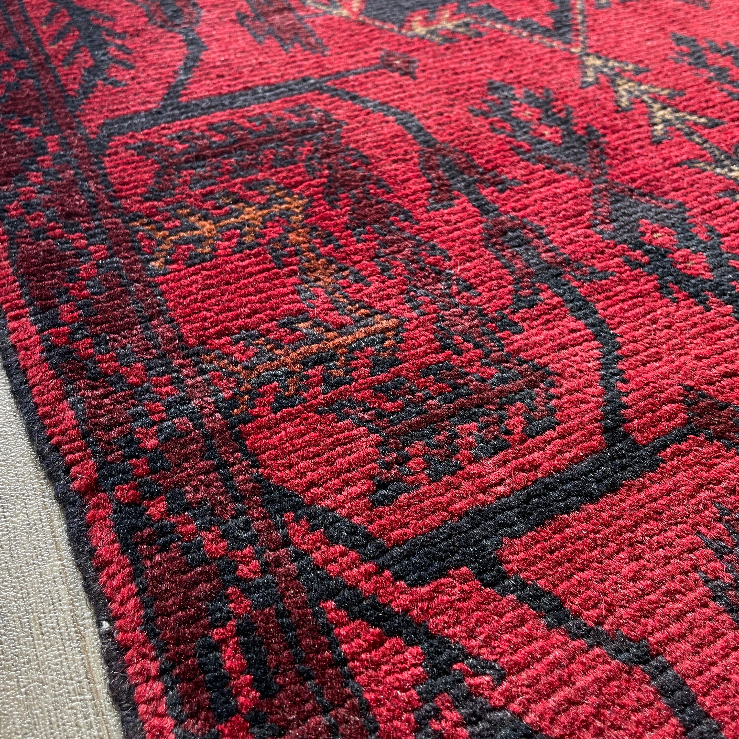 212 x 55 cm | Afghan Khal Muhammadi Runner - Khorasan Rugs