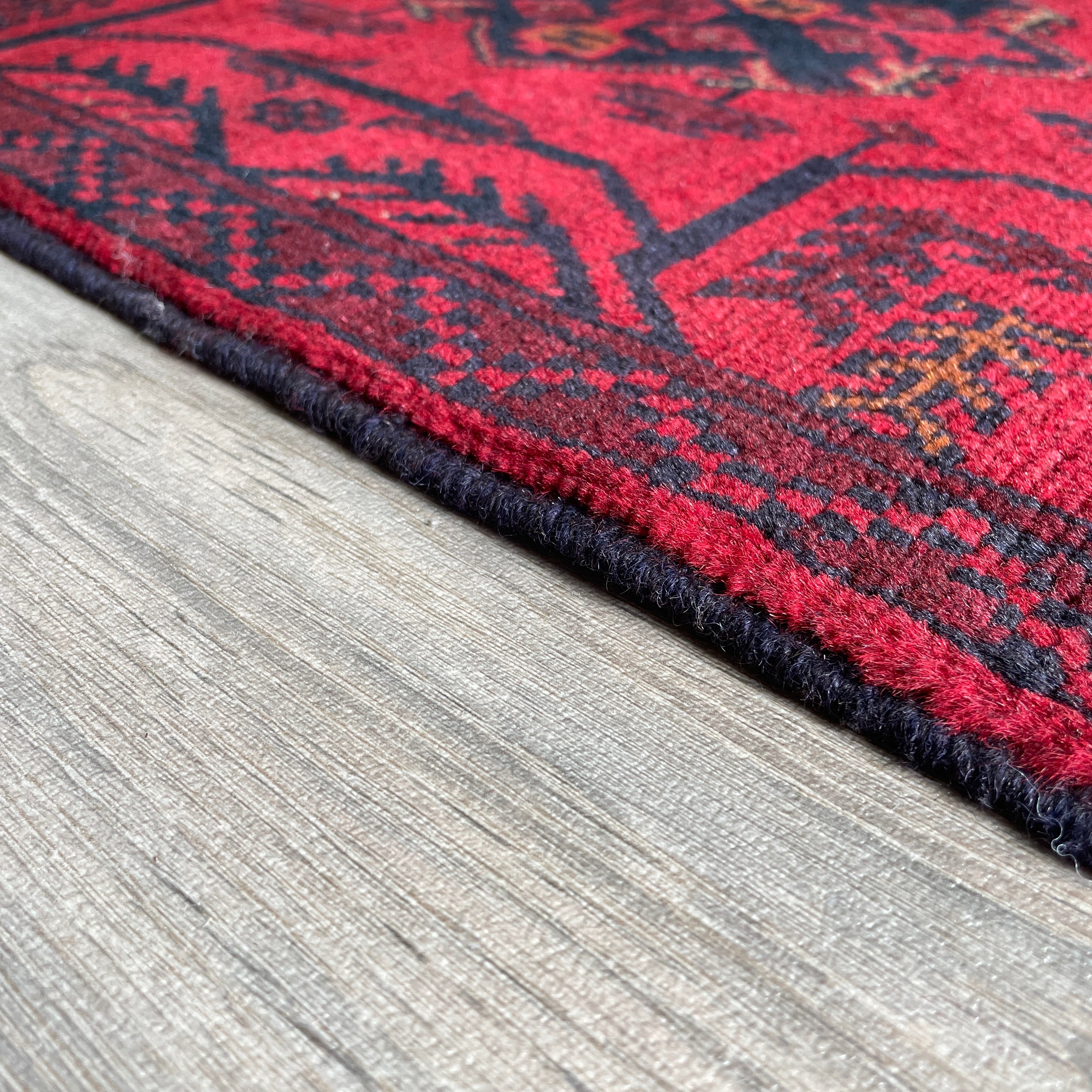 212 x 55 cm | Afghan Khal Muhammadi Runner - Khorasan Rugs