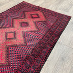 Afghan Herati Baluch Rug (Old 1980)