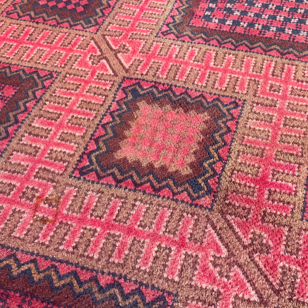 Afghan Herati Baluch Rug (Old 1980)