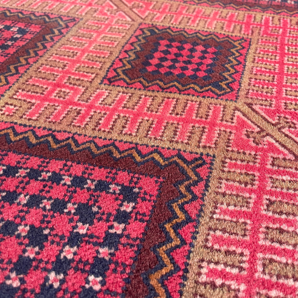 Afghan Herati Baluch Rug (Old 1980)