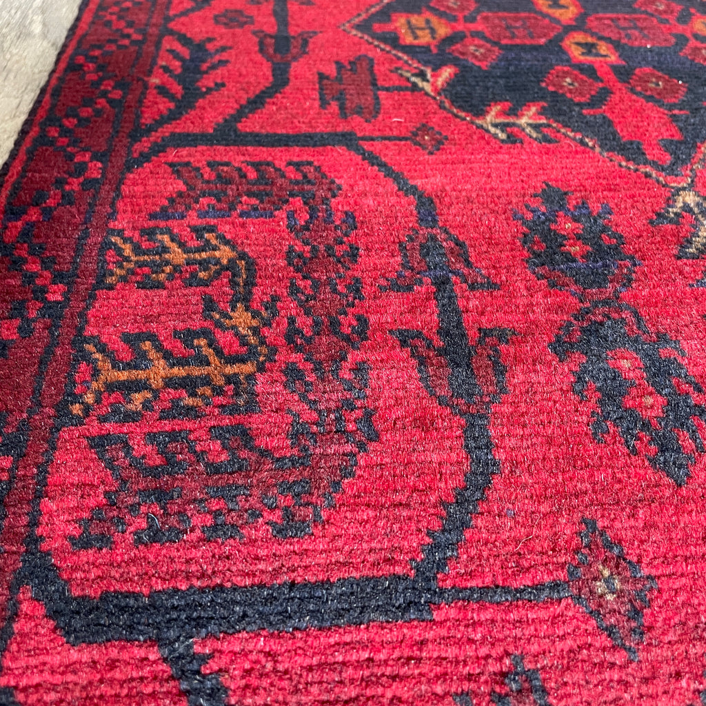 212 x 55 cm | Afghan Khal Muhammadi Runner - Khorasan Rugs