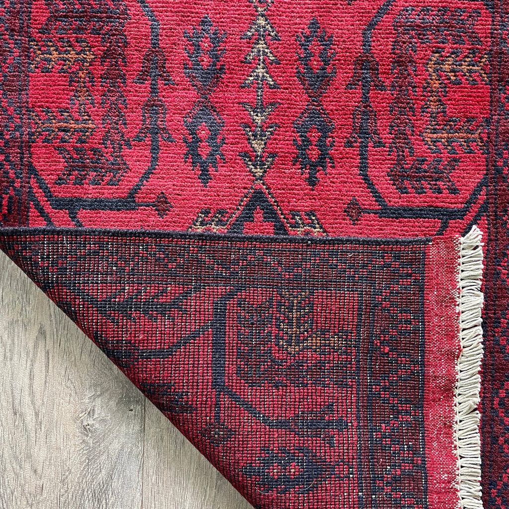 212 x 55 cm | Afghan Khal Muhammadi Runner - Khorasan Rugs
