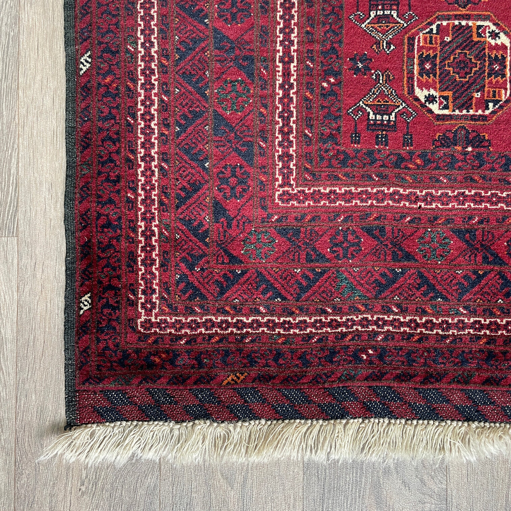 193 x 122 cm | Afghan Fine Kunduz Rug - Khorasan Rugs