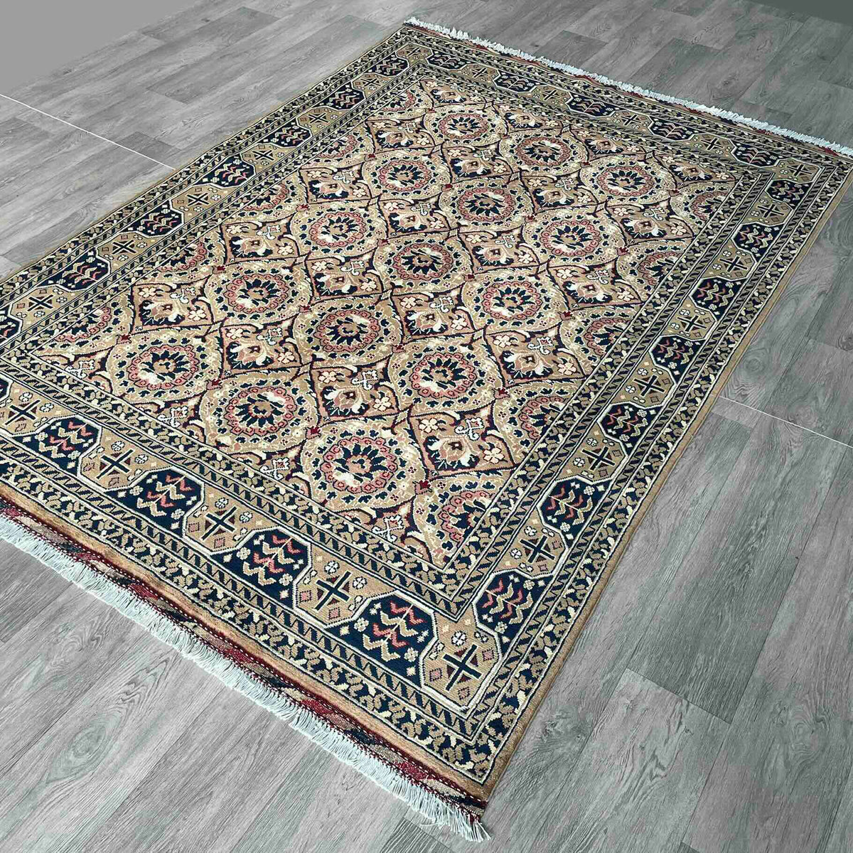 Fine Afghan Khal Muhammadi Rug (Merino Wool)