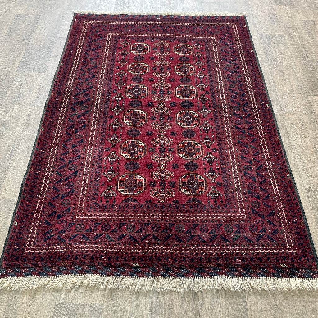 193 x 122 cm | Afghan Fine Kunduz Rug - Khorasan Rugs