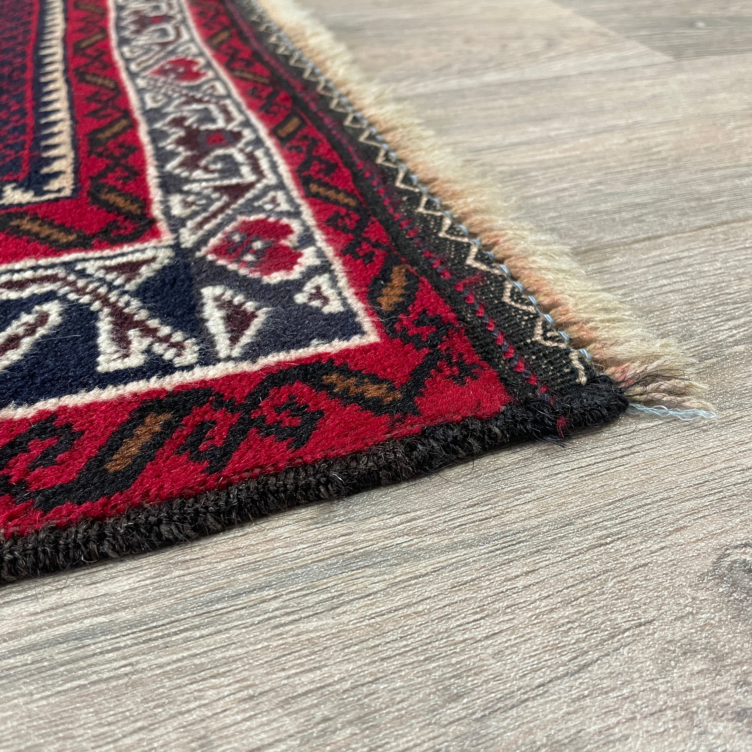 Afghan Herati Baluch Rug (Old 1980)