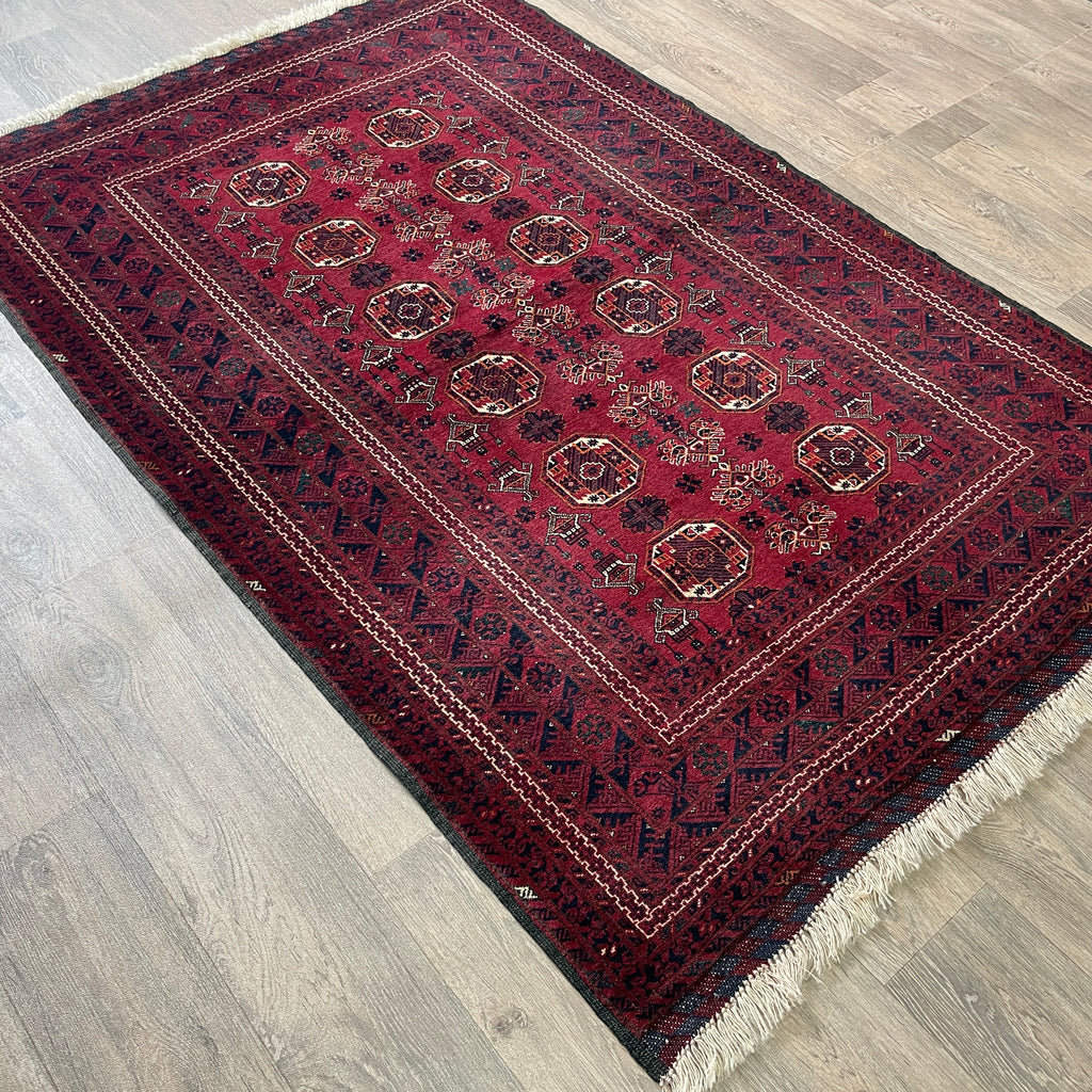193 x 122 cm | Afghan Fine Kunduz Rug - Khorasan Rugs