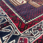 Afghan Herati Baluch Rug (Old 1980)