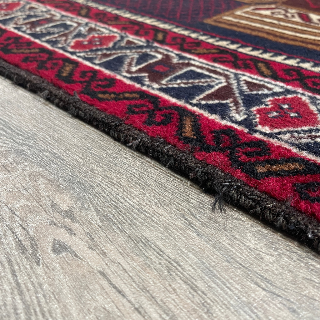 Afghan Herati Baluch Rug (Old 1980)