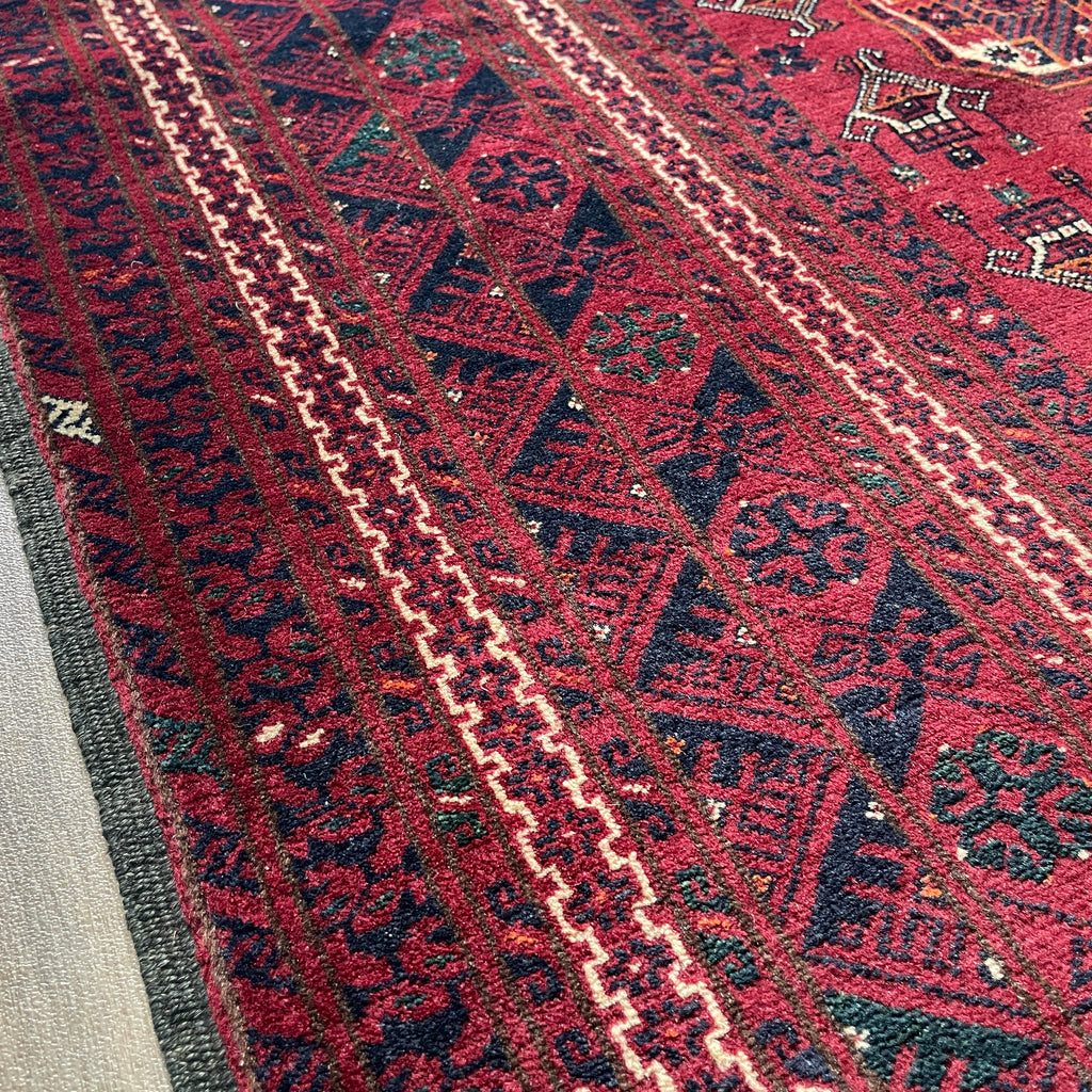 193 x 122 cm | Afghan Fine Kunduz Rug - Khorasan Rugs