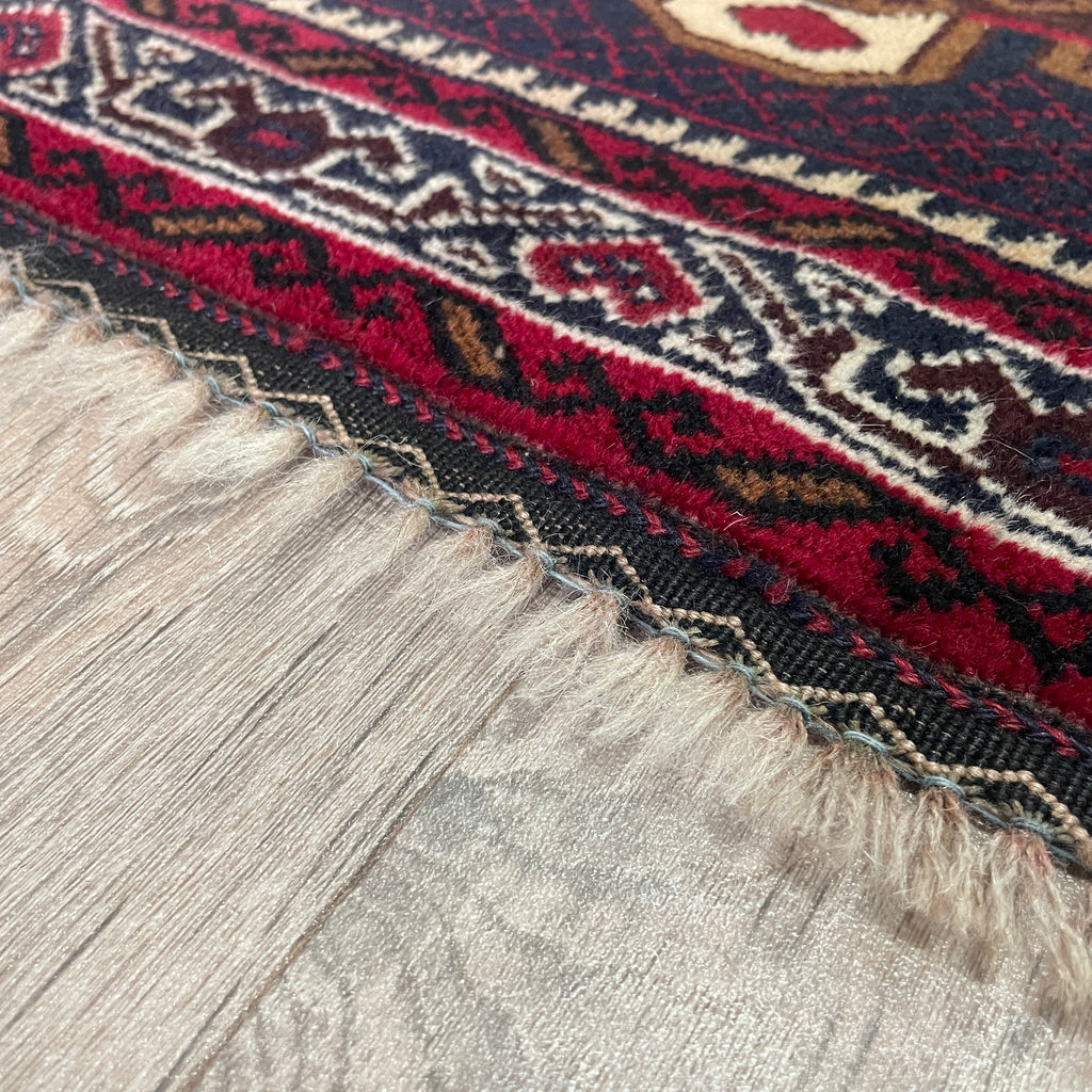 Afghan Herati Baluch Rug (Old 1980)