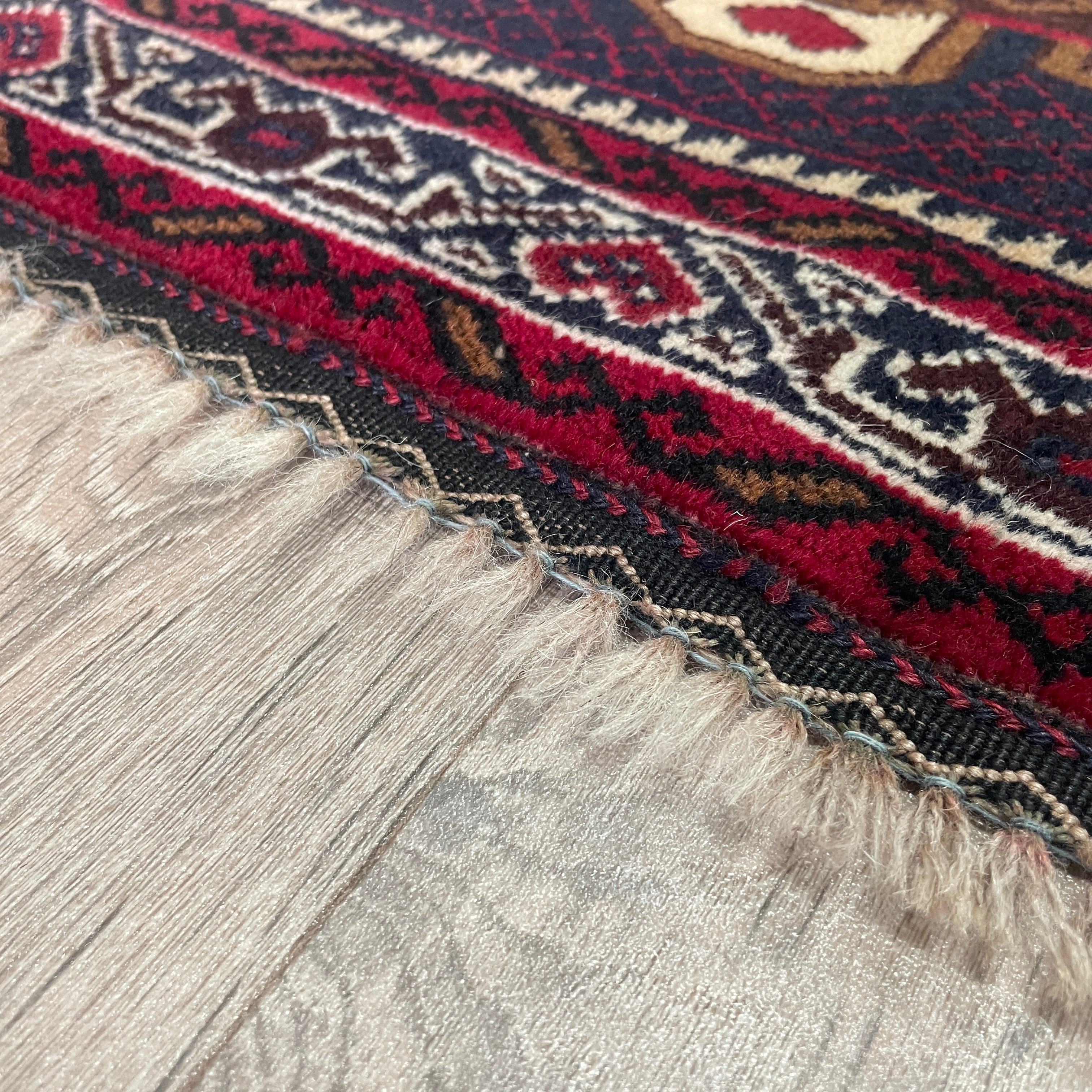 Afghan Herati Baluch Rug (Old 1980)