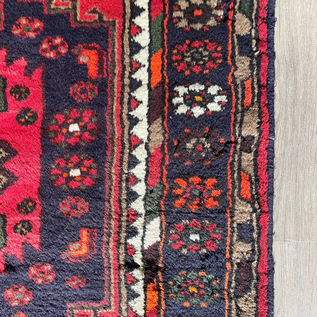 Old Persian Hamadan Rug c. 1970