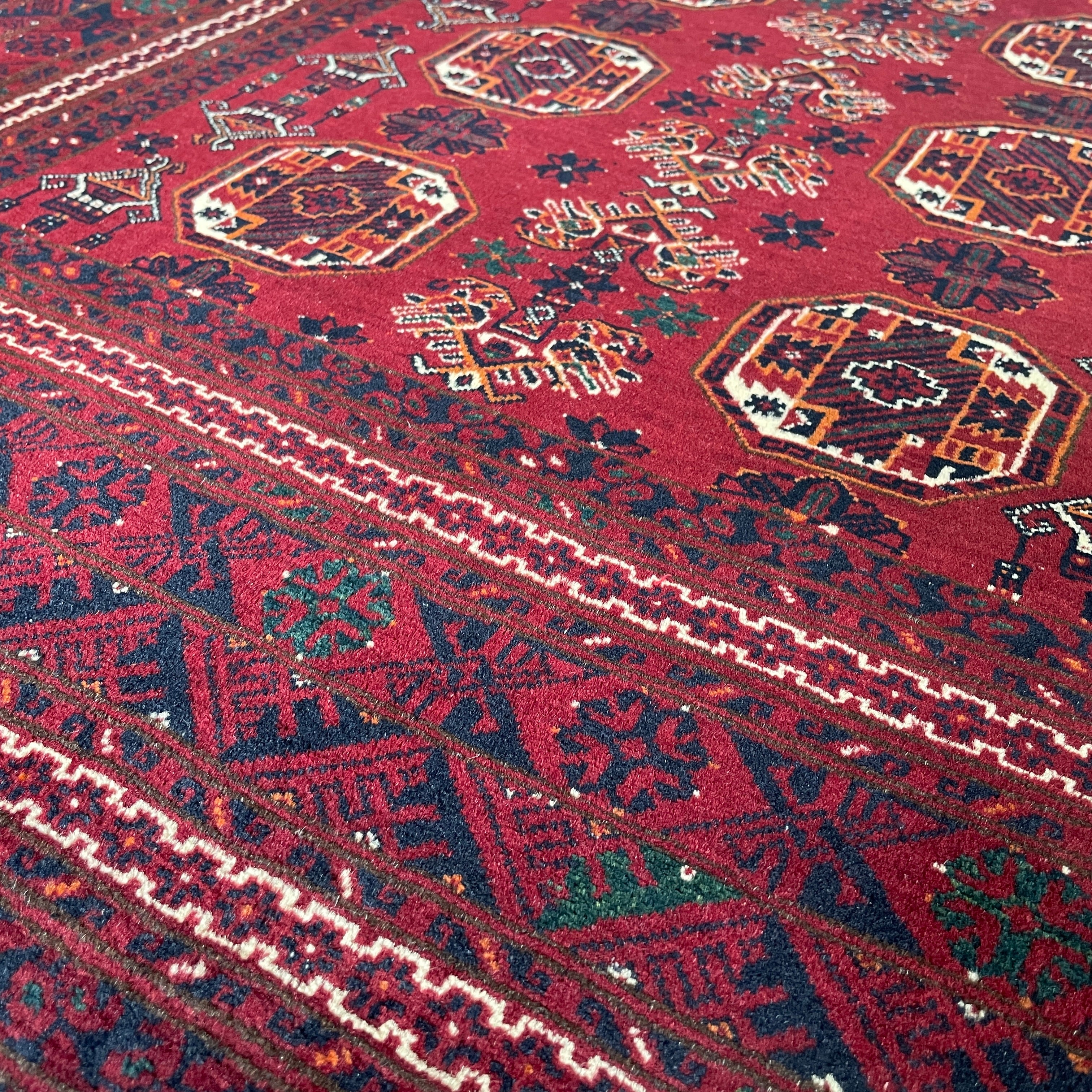 193 x 122 cm | Afghan Fine Kunduz Rug - Khorasan Rugs