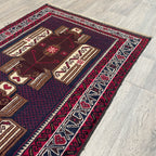 Afghan Herati Baluch Rug (Old 1980)