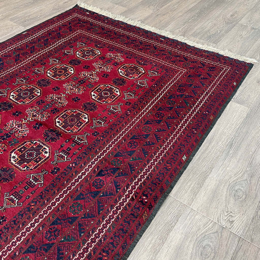 193 x 122 cm | Afghan Fine Kunduz Rug - Khorasan Rugs