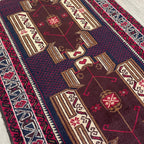Afghan Herati Baluch Rug (Old 1980)
